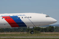 OM-BYO @ PZY - Slovak Government Flying Service Tupolev TU-154M - by Juergen Postl