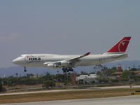 N673US @ LAX - Landing 24R - by Helicopterfriend