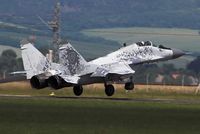 0921 @ LZPP - Slovak Air Force    MiG-29AS newDigi-Camouflage solo display   cn 2960535409-4715 - by Delta Kilo