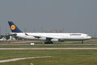 D-AIGI @ DFW - Lufthansa A340 Departing DFW