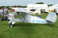 G-OKID @ EGTB - exhibited at 2009 AeroExpo at Wycombe Air Park - by Terry Fletcher
