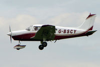 G-BSCY @ EGTB - Visitor to 2009 AeroExpo at Wycombe Air Park - by Terry Fletcher