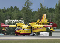 C-GQBE @ CYZH - Slave Lake Fire Base - by William Heather