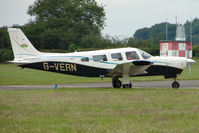 G-VERN @ EGTB - Visitor to 2009 AeroExpo at Wycombe Air Park - by Terry Fletcher