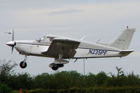N235PF @ EGTB - Visitor to 2009 AeroExpo at Wycombe Air Park - by Terry Fletcher