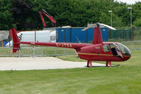 G-JTSA @ EGTB - Robinson at Wycombe Air Park - by Terry Fletcher