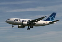 C-GTSF @ EBBR - flight TSC152 is descending to rwy 25L - by Daniel Vanderauwera