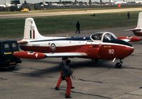 XM352 @ GREENHAM - Jet Provost T.3A of 7 Flying Training School on display at the 1981 Intnl Air Tattoo at RAF Greenham Common. - by Peter Nicholson