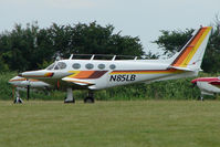 N85LB @ EGTB - Visitor to 2009 AeroExpo at Wycombe Air Park - by Terry Fletcher