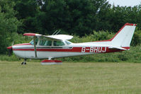 G-BHUJ @ EGTB - Visitor to 2009 AeroExpo at Wycombe Air Park - by Terry Fletcher