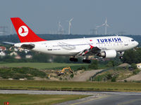 TC-JDB @ LOWW - Turkish Airbus A 310 as a special-guest in Vienna.
