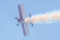 SE-BOG @ EGWC - Team Guinot Boeing Stearman displaying at the Cosford Air Show - by Chris Hall