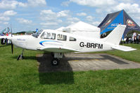 G-BRFM @ EGTB - exhibited at 2009 AeroExpo at Wycombe Air Park - by Terry Fletcher