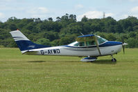 G-AYWD @ EGTB - Visitor to 2009 AeroExpo at Wycombe Air Park - by Terry Fletcher