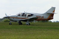 N112JA @ EGTB - Visitor to 2009 AeroExpo at Wycombe Air Park - by Terry Fletcher