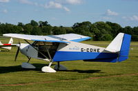 G-CDHE @ EGWC - visitor from Barton at the Cosford Air Show - by Chris Hall