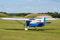 G-CDHE @ EGWC - visitor from Barton at the Cosford Air Show - by Chris Hall