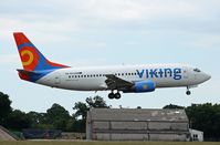 SE-RHU @ EGHH - Boeing 737 36N Viking - by Les Rickman