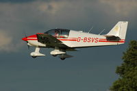 G-BSVS @ EGTH - 41. G-BSVS departing Shuttleworth Collection Evening Air Display, June 2009. - by Eric.Fishwick