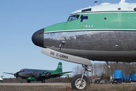 C-GBNV @ CYHY - Buffalo Airways DC4 - by Yakfreak - VAP