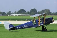 G-ECDS @ EGBK - DH82 Tiger Moth - by Simon Palmer