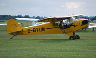 G-BTUM @ EGLM - PIPER J3C-65 at White Waltham - by moxy
