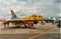 FA-94 @ EGVA - F-16A Falcon of 31 Squadron Belgian Air Force at the Tiger Meet of the 1991 Intnl Air Tattoo at RAF Fairford. - by Peter Nicholson