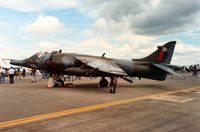 XZ990 @ EGVA - Harrier GR.3 of 233 Operational Conversion Unit on display at the 1991 Intnl Air Tattoo at RAF Fairford. - by Peter Nicholson