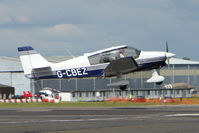 G-CBEZ @ EGSX - Robin arrives at North Weald on 2009 Air Britain Fly-in Day 1 - by Terry Fletcher