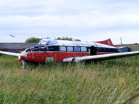 G-ANUW @ EGBL - abandoned and slowly rotting away at the defunct Jet Aviation Preservation Group - by Chris Hall