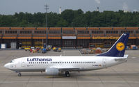 D-ABEO @ EDDT - Flight LH 245 to Dusseldorf rolls along to taxiway - by Holger Zengler