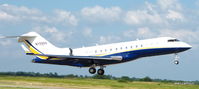 N709DS @ ADH - Bombardier taking off from Ada Municipal Airport - by Jean Calhoun