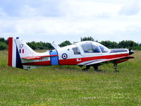 G-CBEK @ EGTN - wearing it ex RAF id XX700 - by Chris Hall