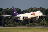 N915FD @ ORF - FedEx N915FD (FLT FDX307) arriving to RWY 23 from Memphis Int'l (KMEM). The KMEM-KORF route has been serviced with 757 equipment as well as the usual 727 equipment for the past several weeks. - by Dean Heald