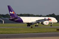 N915FD @ ORF - FedEx N915FD (Flight FDX 307) rolling out on RWY 23 after arrival from Memphis Int'l (KMEM). - by Dean Heald