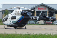 G-KAAT @ EGBJ - Kent Air Ambulance at Staverton - by Terry Fletcher