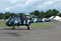 G-KAXT @ EGSX - Westland Wasp at North Weald on 2009 Air Britain Fly-in Day 1 - by Terry Fletcher