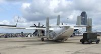 162142 @ LFPB - Grumman C-2A Greyhound (upgraded with NP2000 Propellers) of US Navy at the Aerosalon 2009, Paris