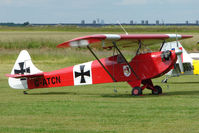 G-ATCN @ EGNW - Luton LA4A Minor at Wickenby on 2009 Wings and Wheel Show - by Terry Fletcher