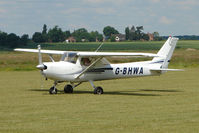G-BHWA @ EGNW - Cessna F152 at Wickenby on 2009 Wings and Wheel Show - by Terry Fletcher