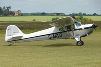 G-AKVO @ EGNW - Taylorcraft BC12D at Wickenby on 2009 Wings and Wheel Show - by Terry Fletcher