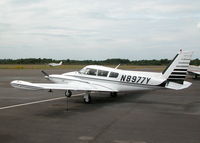 N8977Y @ EGLK - NICE TWIN COMMANCHE PARKED NEAR THE TERMINAL - by BIKE PILOT