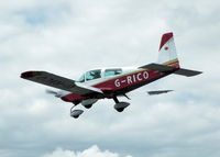 G-RICO @ EGLK - RESIDENT AG-5B ON FINALS FOR RWY 25 - by BIKE PILOT