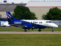 G-MAJY @ EGNR - Eastern Airways - by Chris Hall