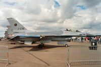 J-236 @ EGVA - F-16A Falcon of 323 Squadron Royal Netherlands Air Force at the 1991 Intnl Air Tattoo at RAF Fairford. - by Peter Nicholson