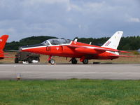 G-RORI @ EHVK - Folland Gnat T1 G-RORI Swept Wing painted as Royal Air Force XS538/01 - by Alex Smit