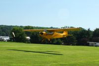 N6234H @ 2D7 - Landing on 28 at the Beach City, Ohio Father's Day fly-in. - by Bob Simmermon