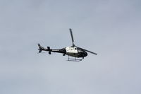 N662PD - LAPD Flying Over Hollywood Blvd - by Mel II