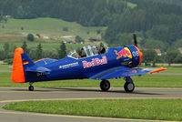 D-FHGL @ LOXZ - Red Bull / Sennheiser Noorduyn AT-16 Harvard IIB - by Joker767