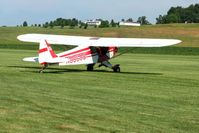 N88588 @ 2D7 - Departing Beach City, Ohio Father's Day fly-in. - by Bob Simmermon